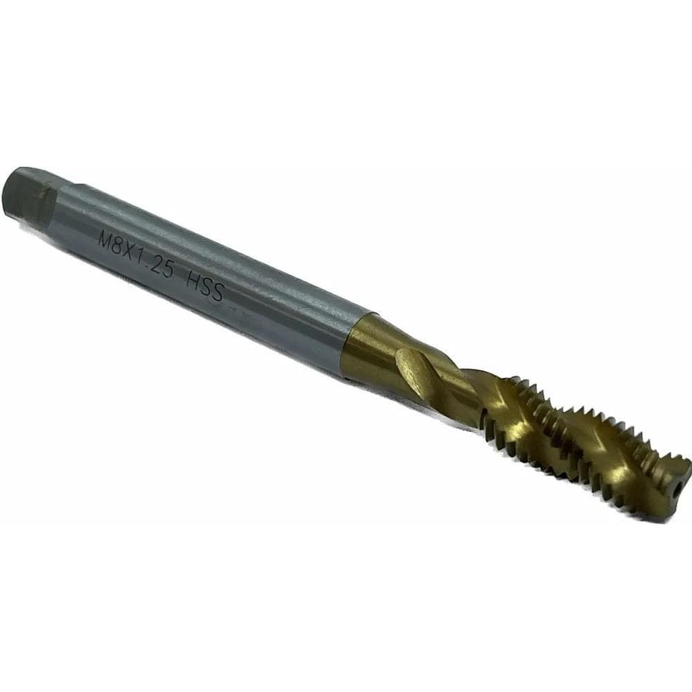 5X Macho Maquina Canal Helicoidal M8 X 1,25 Com Cobertura T