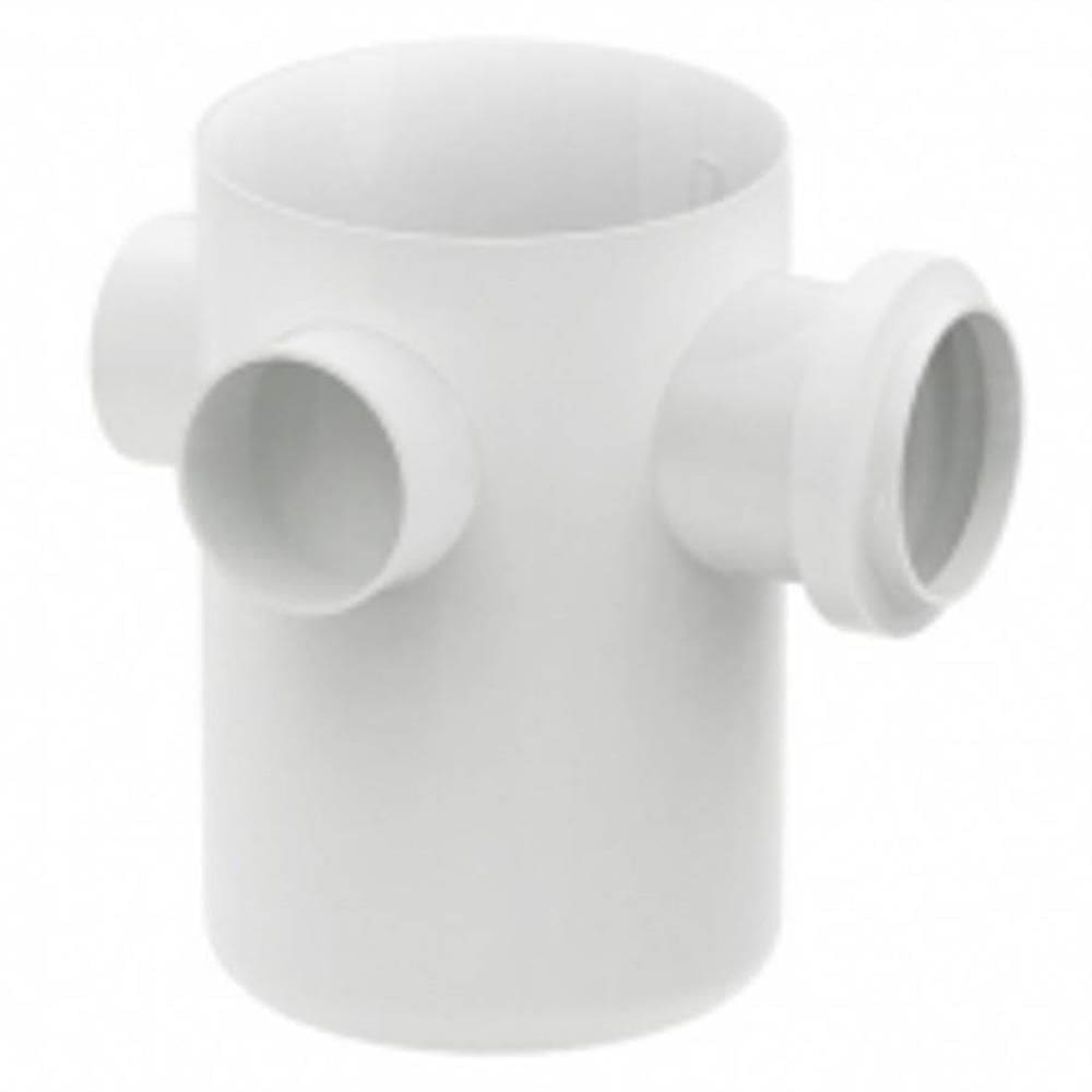 Corpo Caixa Sifonada Esgoto Seco Com 3 Entradas 250x230x75mm - 27150225 - TIGRE