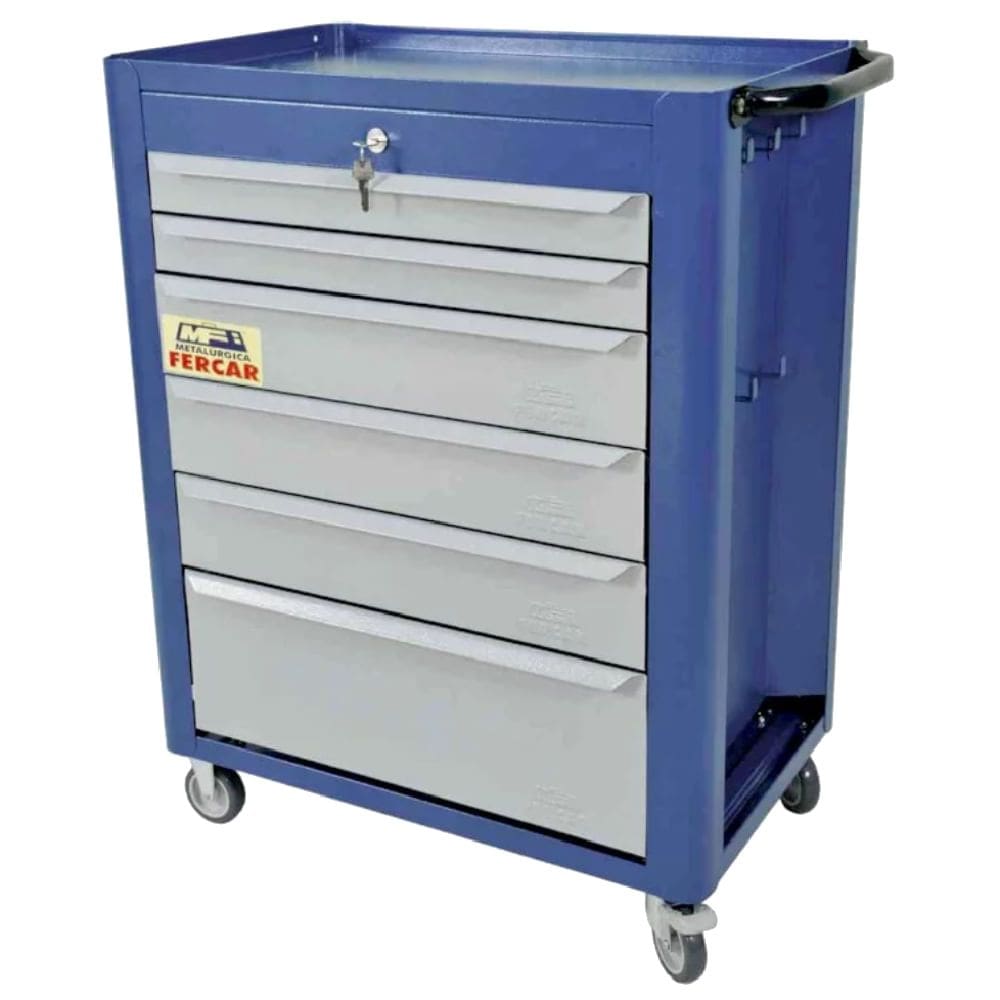 Carrinho para Mecânico C-08 com 6 Gavetas - 148 - FERCAR