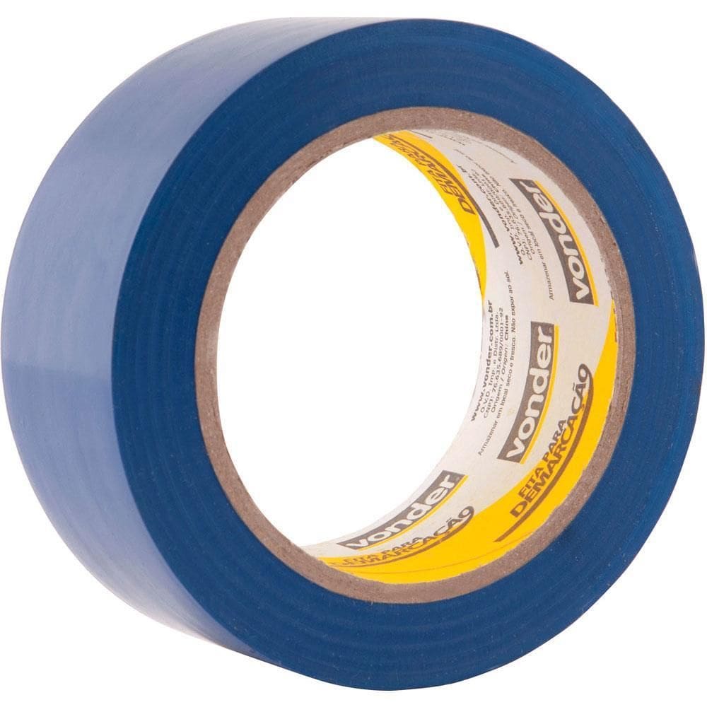 Fita de Demarcação 48mm x 30 Mts Azul - 10.65.504.311 - VONDER