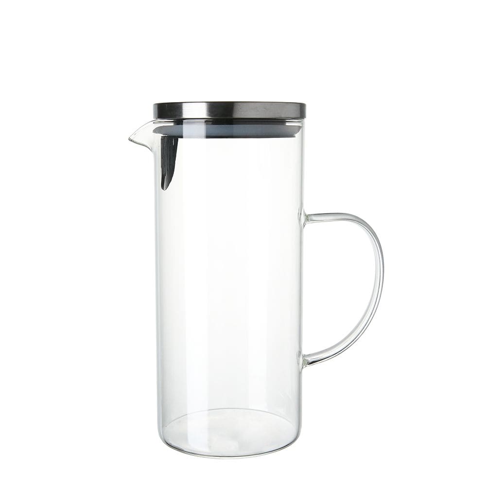 Jarra Vidro Borossilicato Com Tampa De Inox 1,5 L Class Home