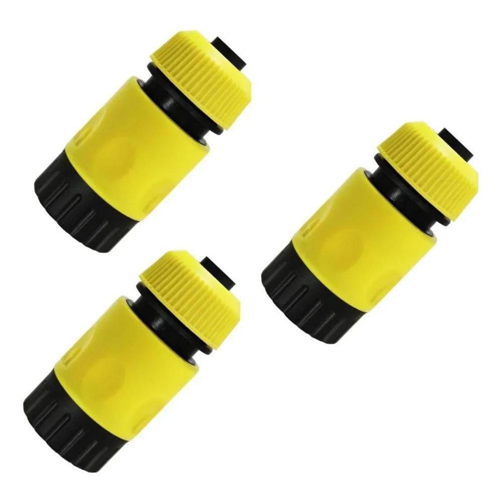 5X Conj 3 Engates Rápido Com Conector Karcher
