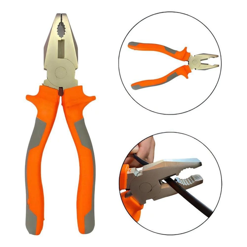 5X Alicate Universal Isolado 8 Polegadas Profissional