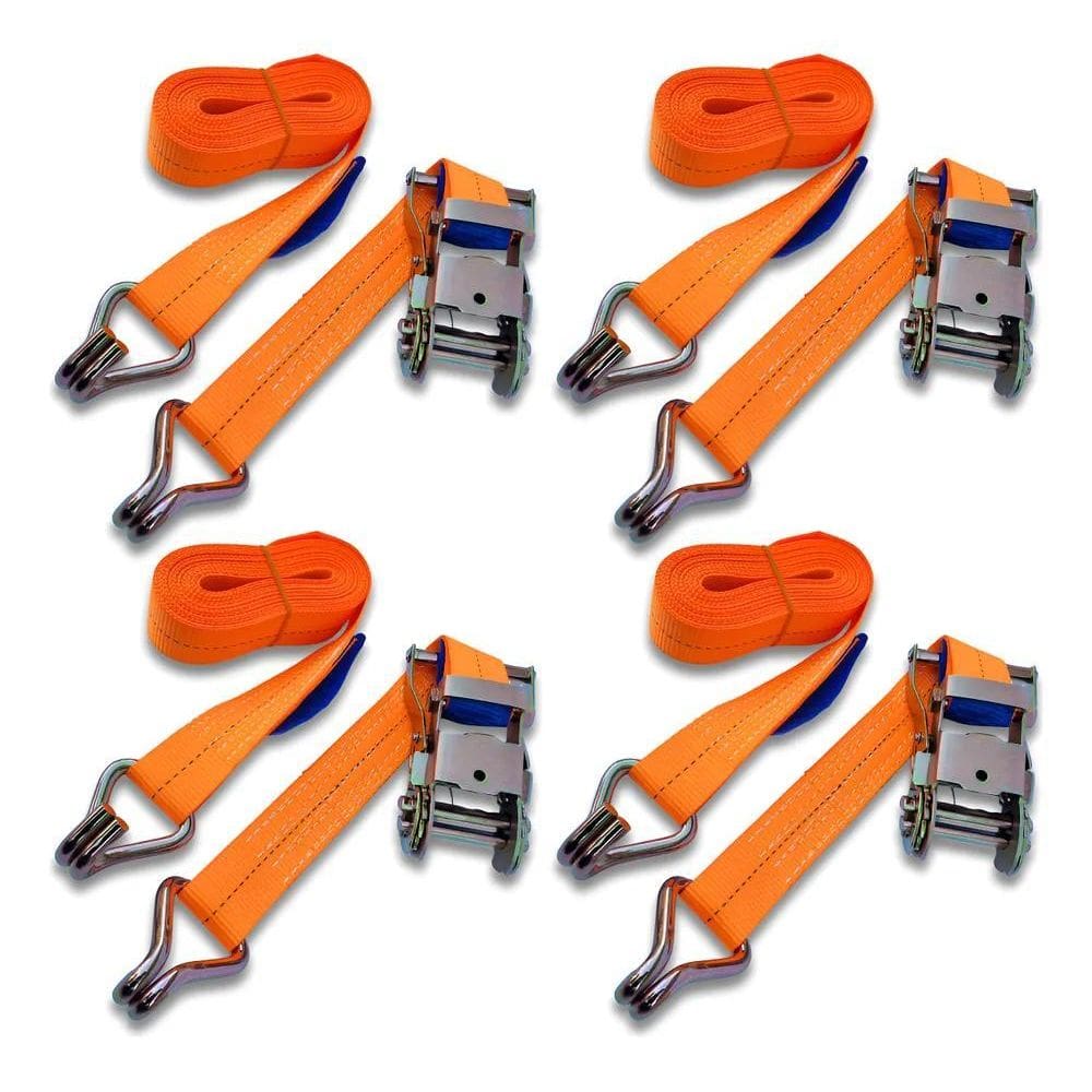 5X 4X Kit Cinta Catraca 1,5Ton Amarração Carga Caminhão Carr