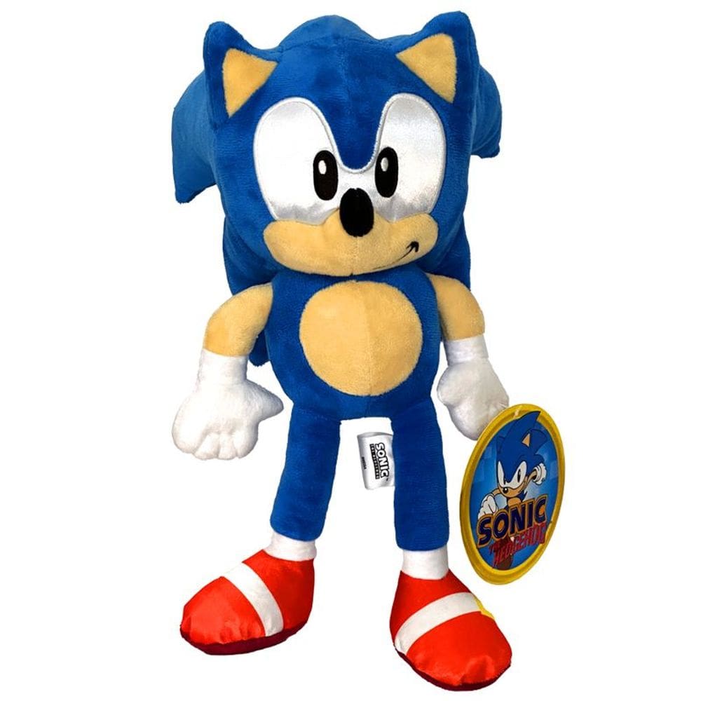 Boneco sonic pelucia 13 polegadas 3492 - CANDIDE