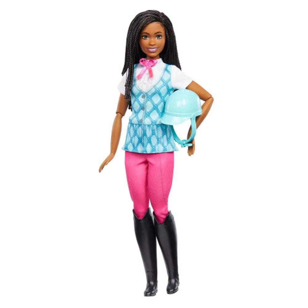 Boneca Barbie Detetive Corrida de Cavalos Brooklyn Mattel