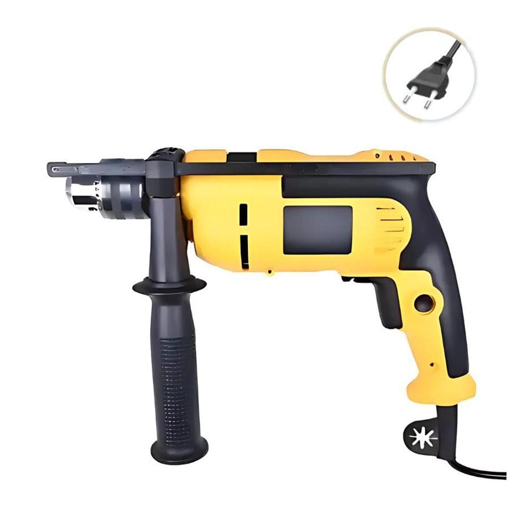 Furadeira Parafusadeira Impacto 500W 220V Compacta E Potente