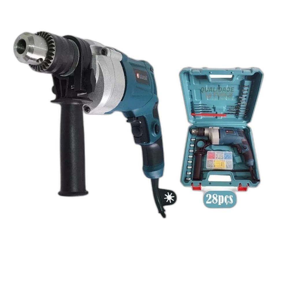 Furadeira Parafusadeira 12V Com Maleta E Acessórios