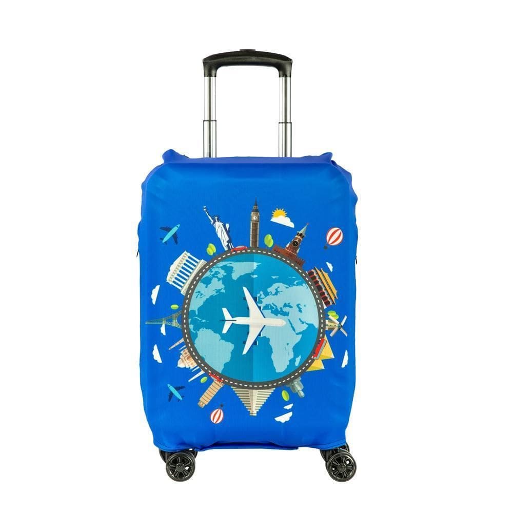 Capa Sestini para Mala Pequena Avião 2 - Azul 56x45x26 cm