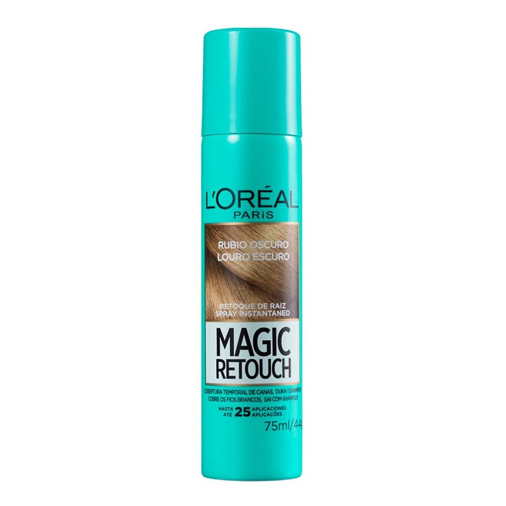 Magic Retouch L`oréal Louro Escuro Spray Instantâneo para Retoque de Raiz 75ml