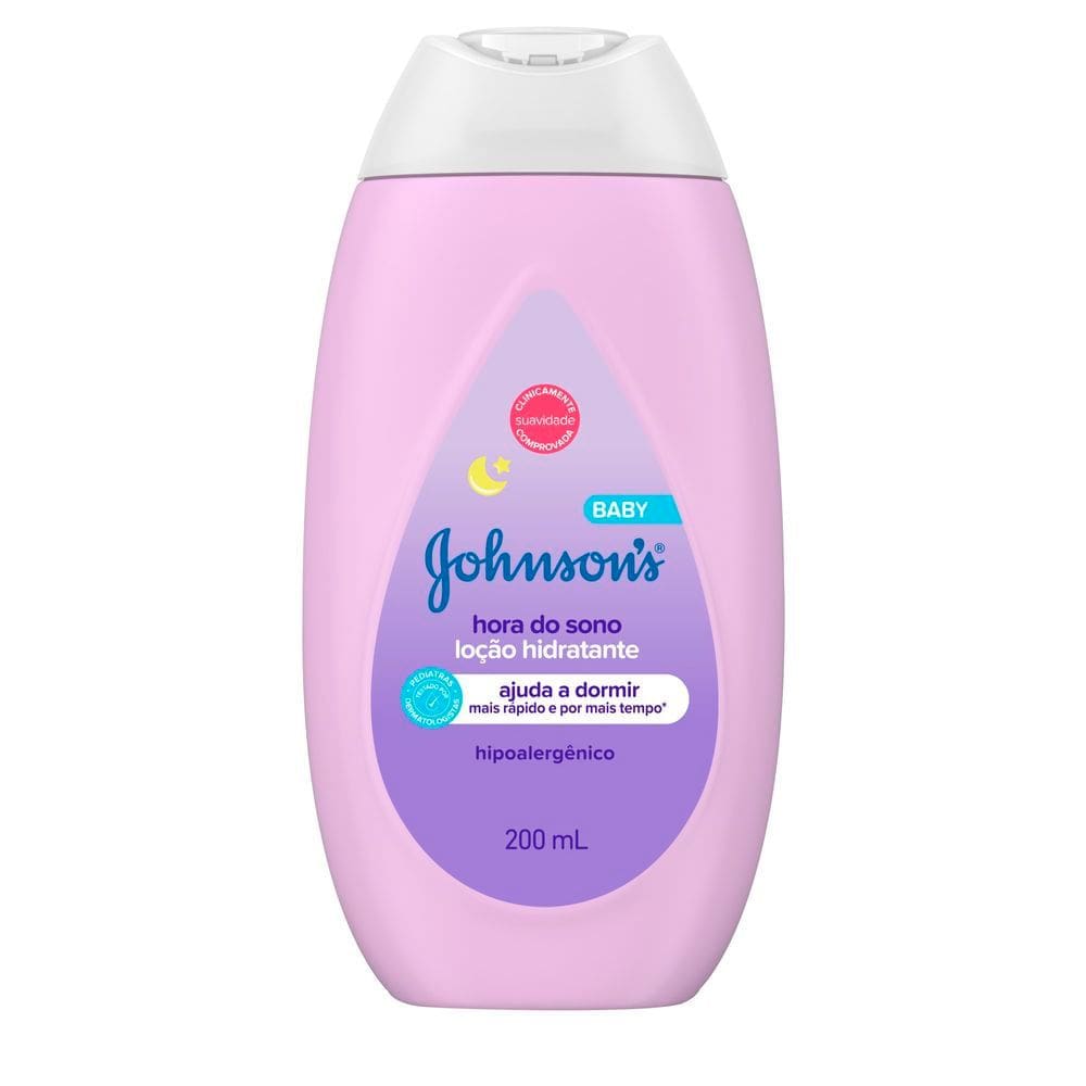 Loção Hidratante Johnson`s Baby Hora do Sono 200ml