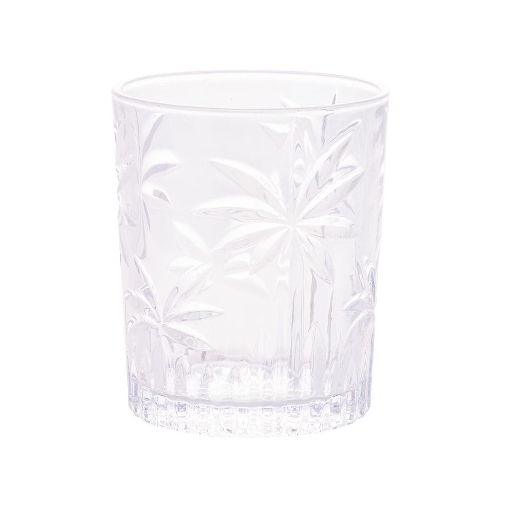 Jogo De 6 Copos Baixos 340ml em Cristal Palm Tree Wolff