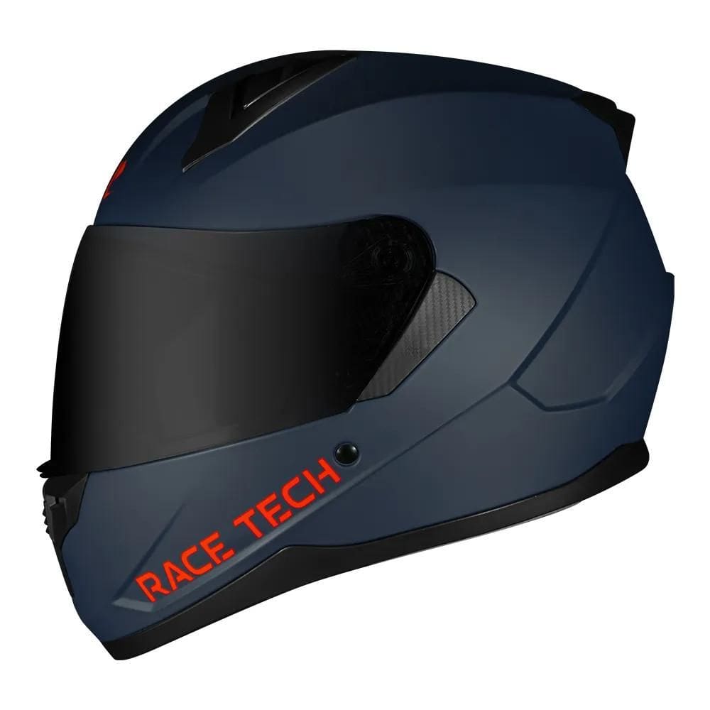 Capacete Race Tech Sector Monocolor Azul Fosco