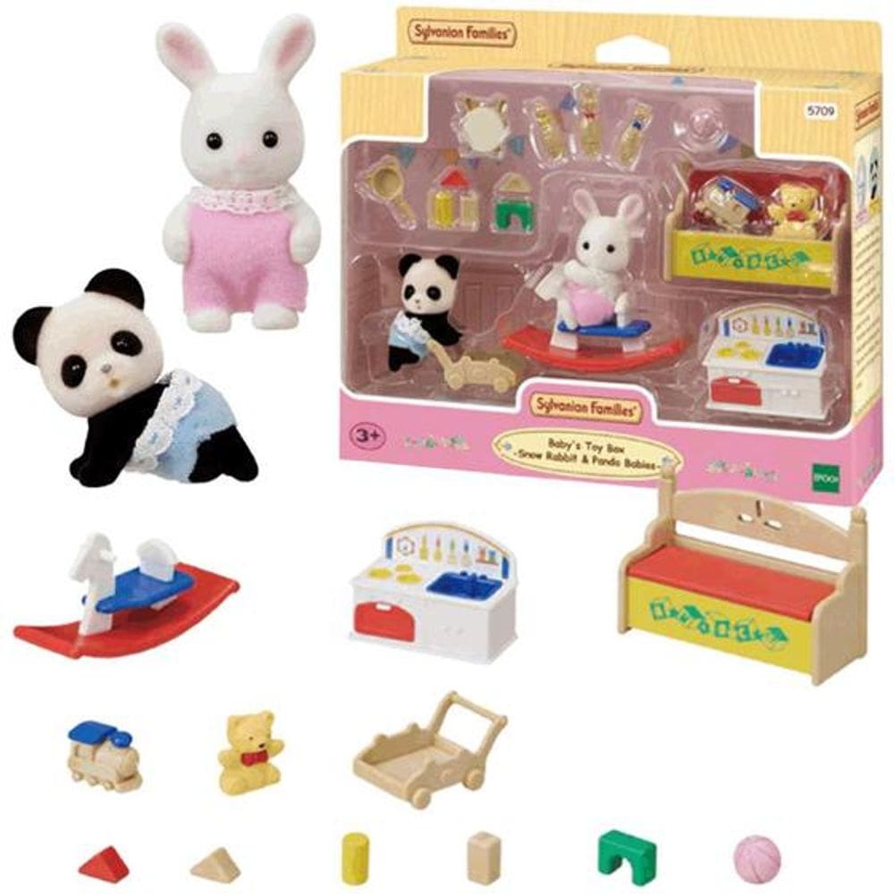 Sylvanian Families Berçário Caixa de Brinquedos Bebê Coelho - Epoch 5709