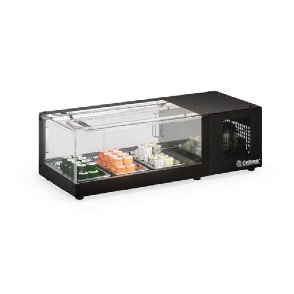 Vitrine Refrigerada de Bancada Gelopar GVRS-100PR Preta - 220V