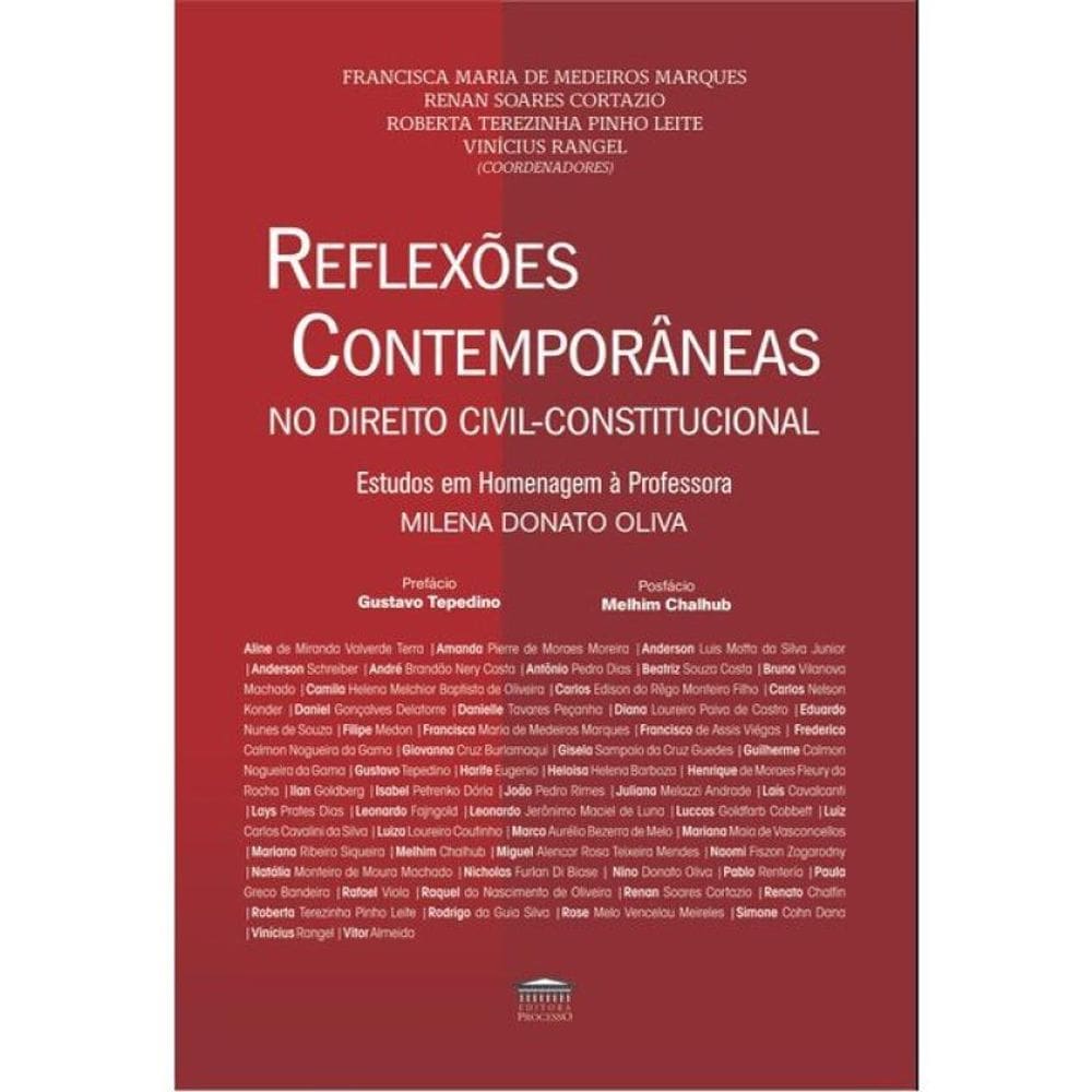 Reflexões Contemporâneas No Direito Civil-Constitucional