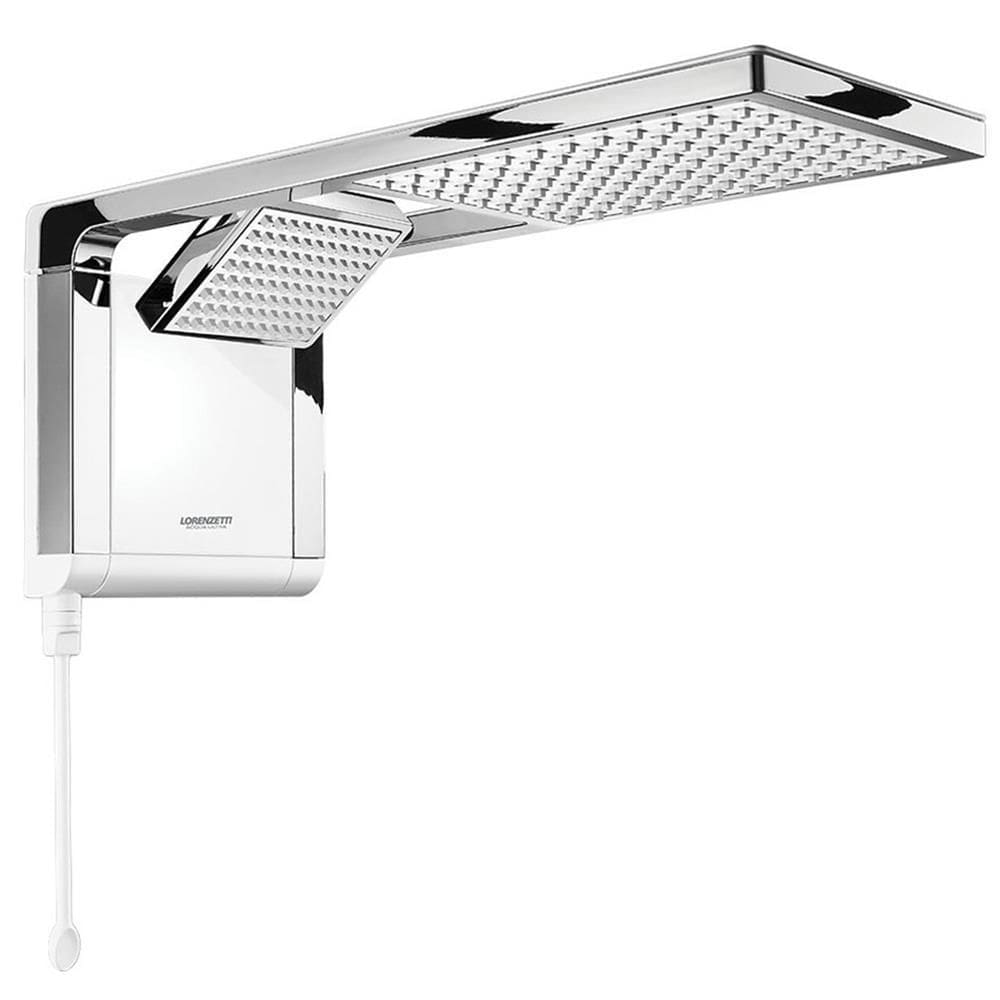 Chuveiro Acqua Duo Branco Cromado 220V 6800W - 7510102 - LORENZETTI