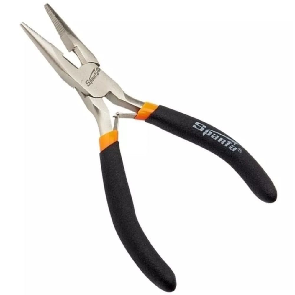 Mini Alicate Bico Meia Cana Reto 5”” 130mm CrV Niquelado - 1782055 - SPARTA