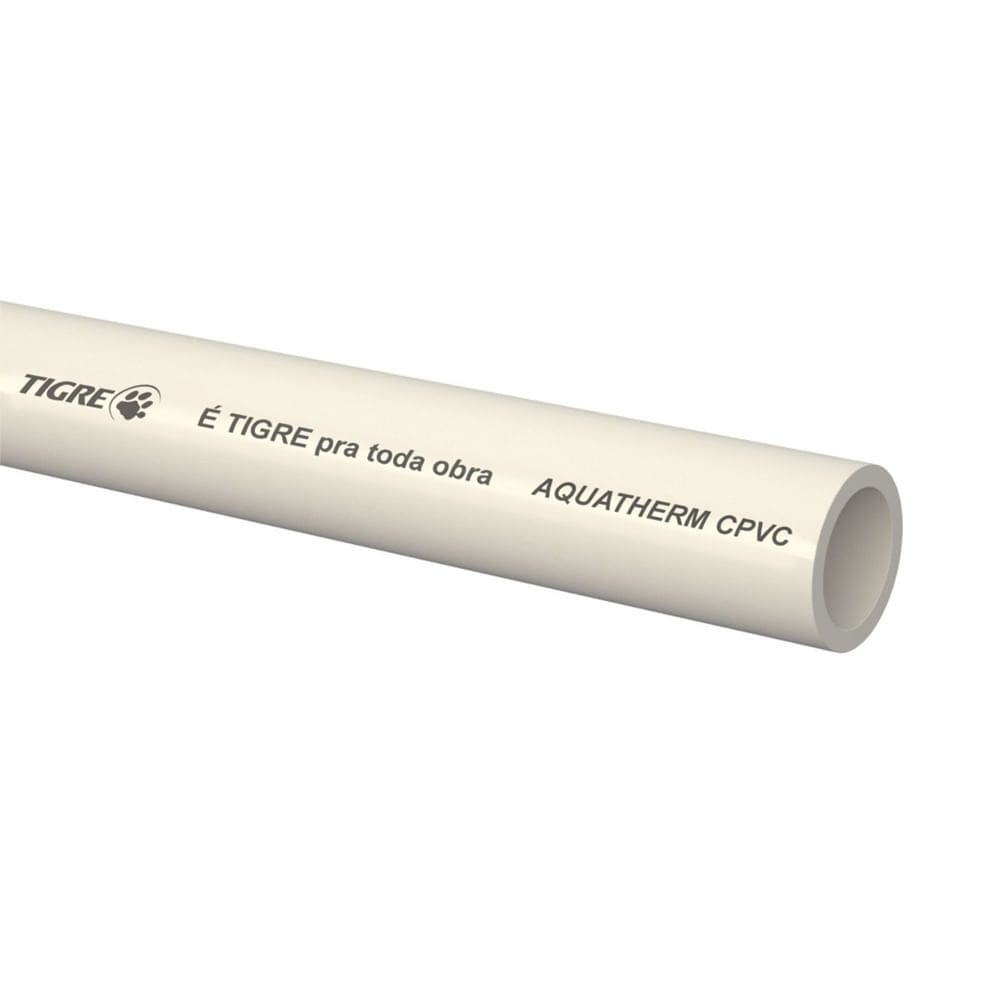 Tubo Aquatherm Bitola 35mm CPVC 3 Metros - 17001086 - TIGRE