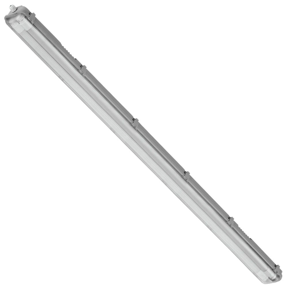 Luminária Ourofort IP65 LED T5 e T8 2x18 Watts - 01538 - OUROLUX
