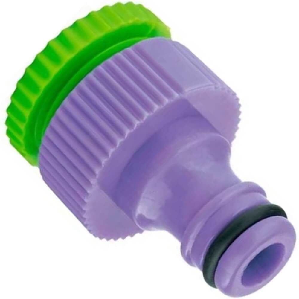 Conector Plástico Fêmea para Engate Rápido com Bucha 1/2”” para 3/4”” - 657208 - PALISAD CAMPING