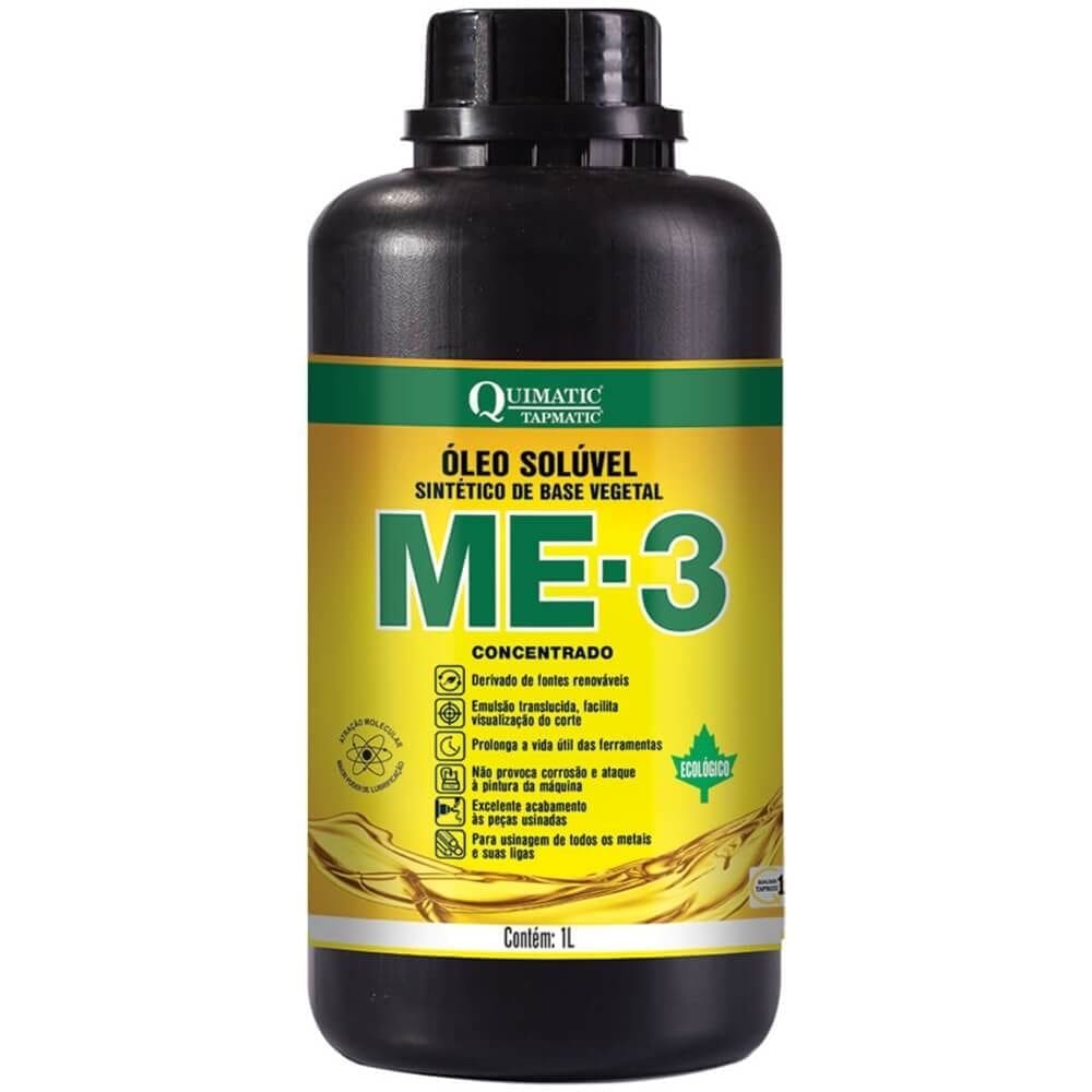 Óleo Solúvel para Usinagem Sintético Vegetal ME 3 de 1 Litro - AN1 - TAPMATIC