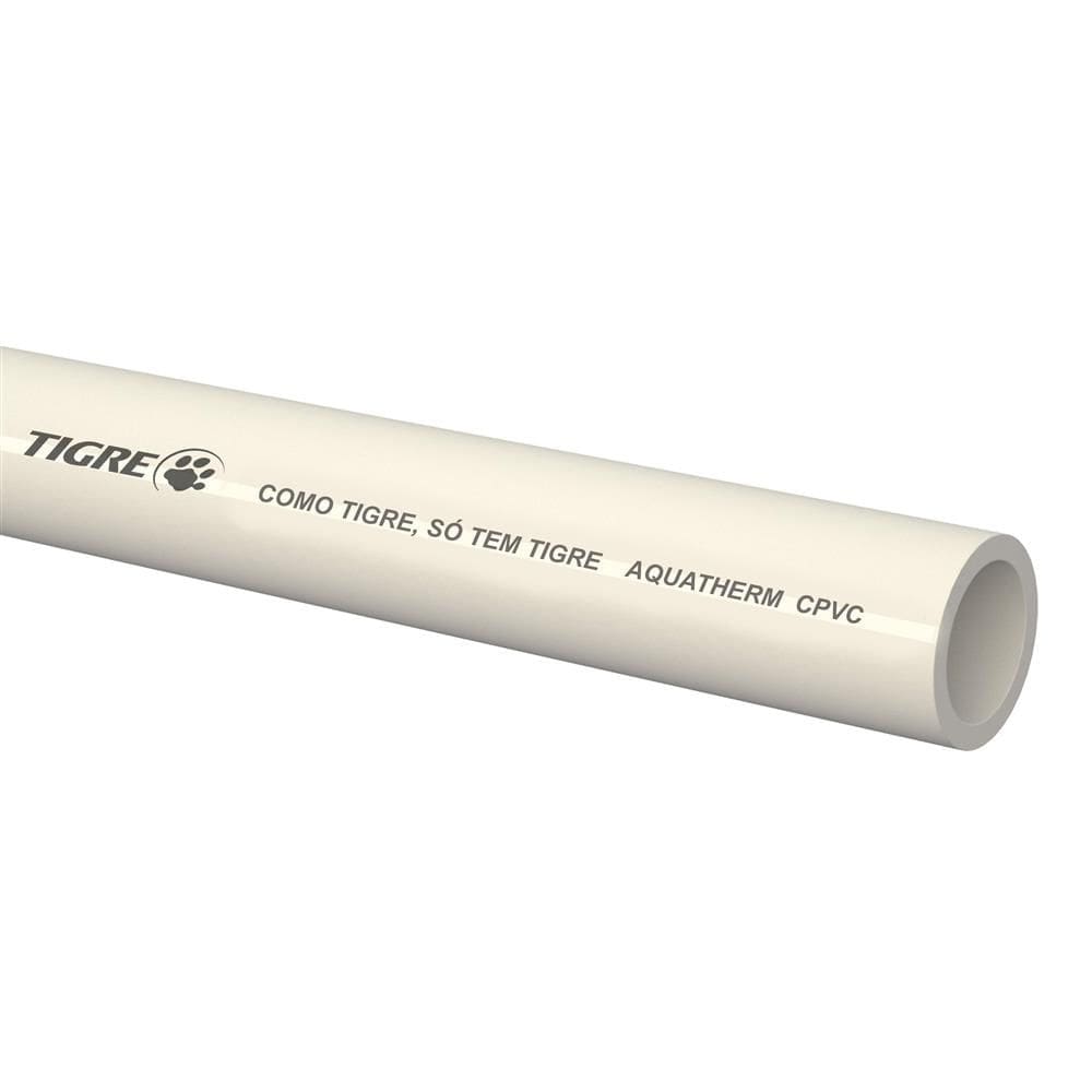 Tubo PVC Aquatherm 1/2”” 15mm 3 Metros - 17000152 - TIGRE