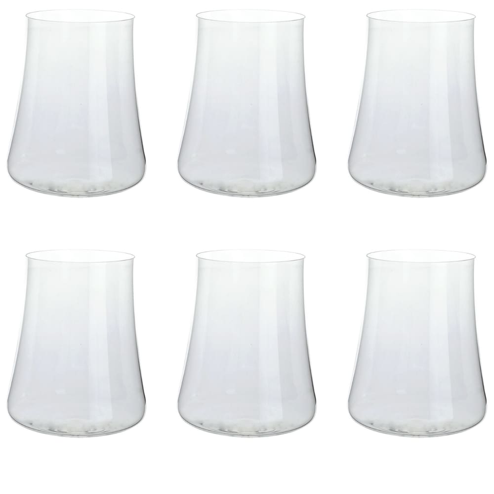 Jogo De 6 Copos Para Whisky Em Cristal 350ml Xtra Bohemia