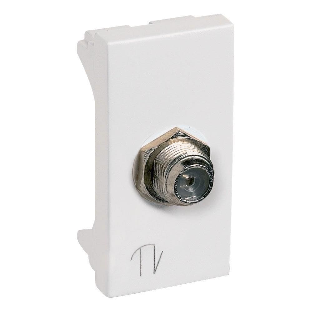 Tomada Antena Tv Adaptador Coaxial PP - 615030 - PIAL