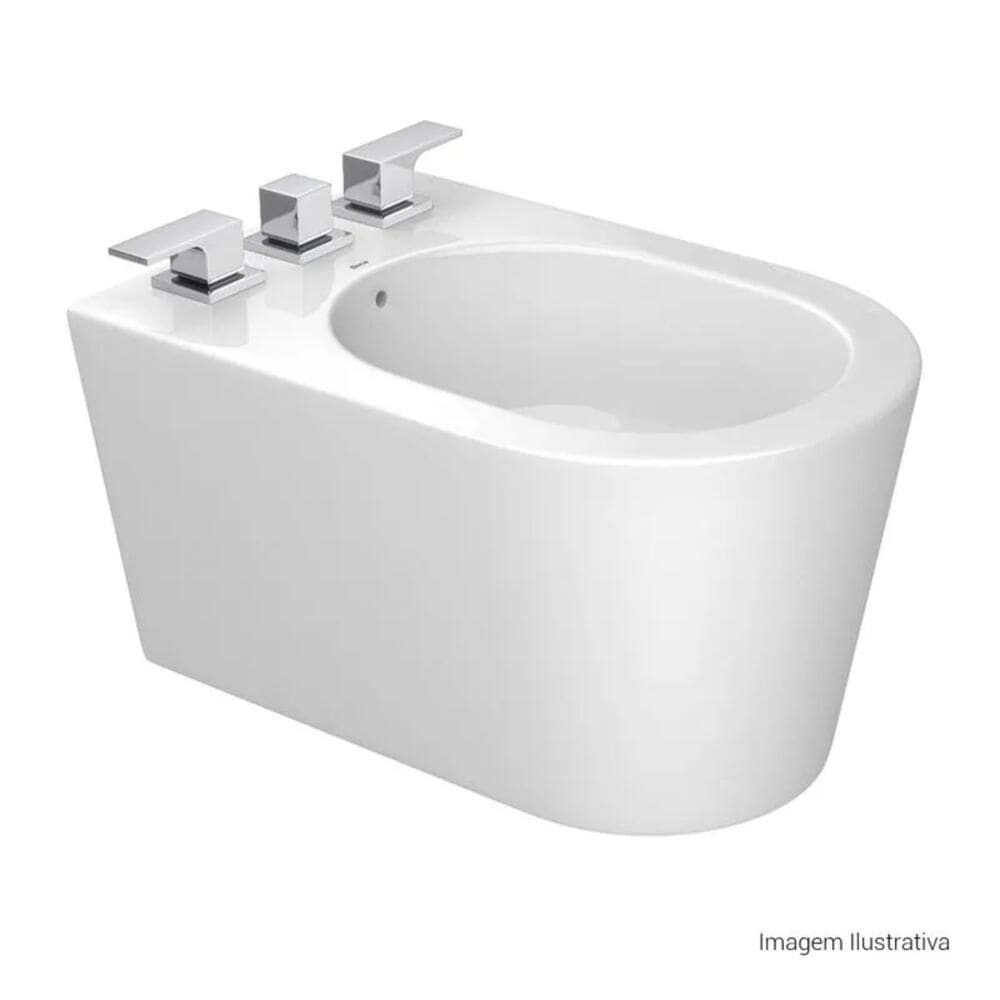 Bidê 3 Furos Suspenso Deca Lk Branco B.232.17