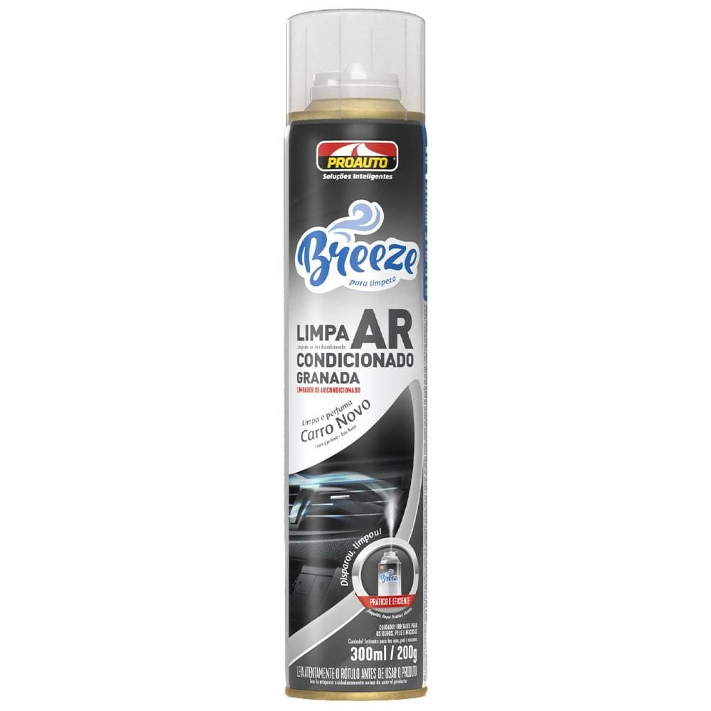 Limpa Ar Condicionado Breeze Carro Novo 300ml ProAuto 3607
