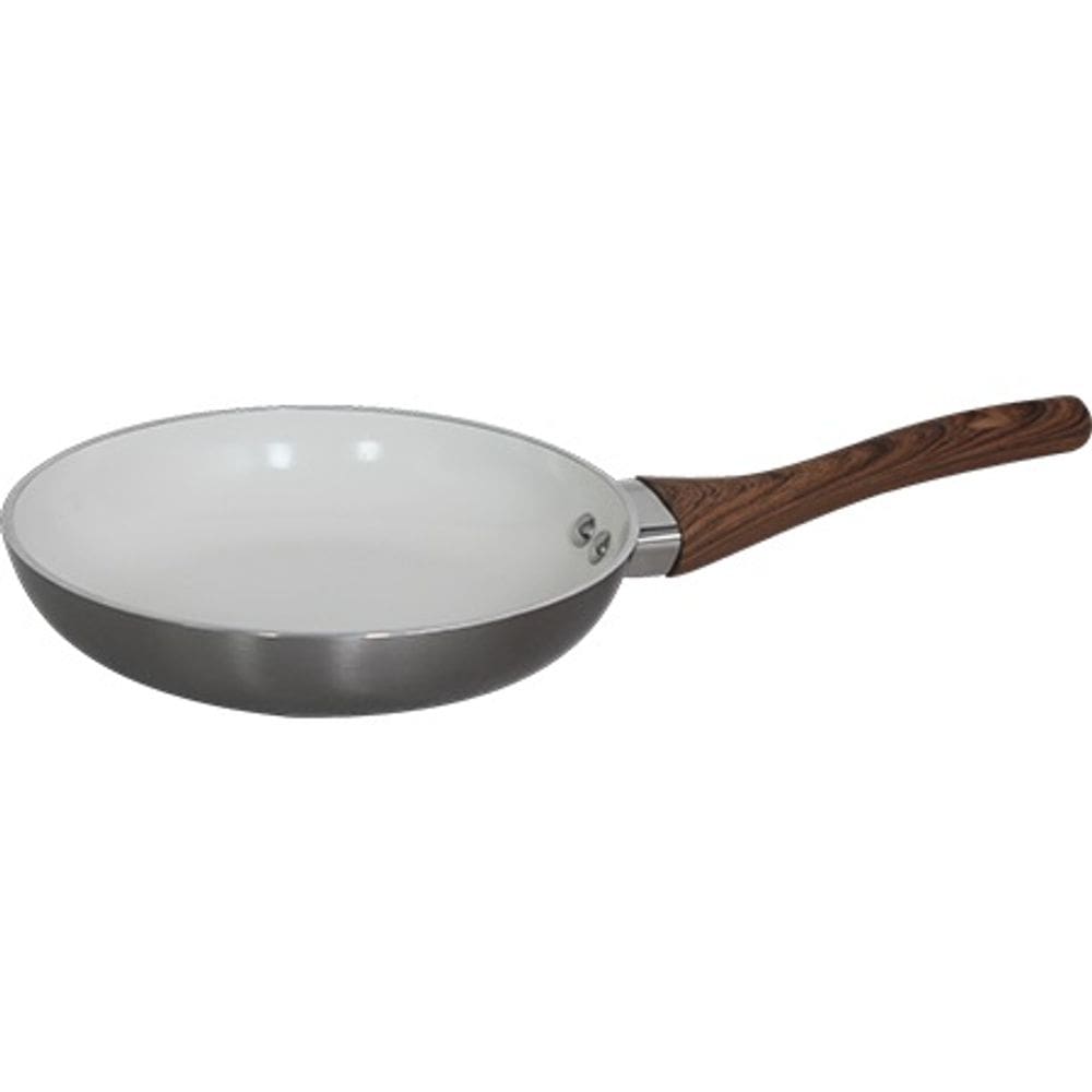Frigideira 22cm Revestimento Cerâmico New York Prata Casambiente