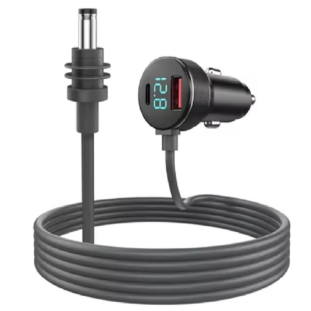 Cabo de Carregamento Veicular 3x1 - 12V/24V para Antena Starlink Mini 3 Metros