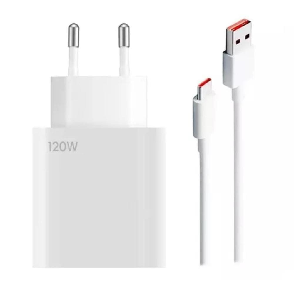 Fonte Carregador Type C 120w Turbo + Cabo de Dados 6A - Compativel com X3 X4 X5 XT