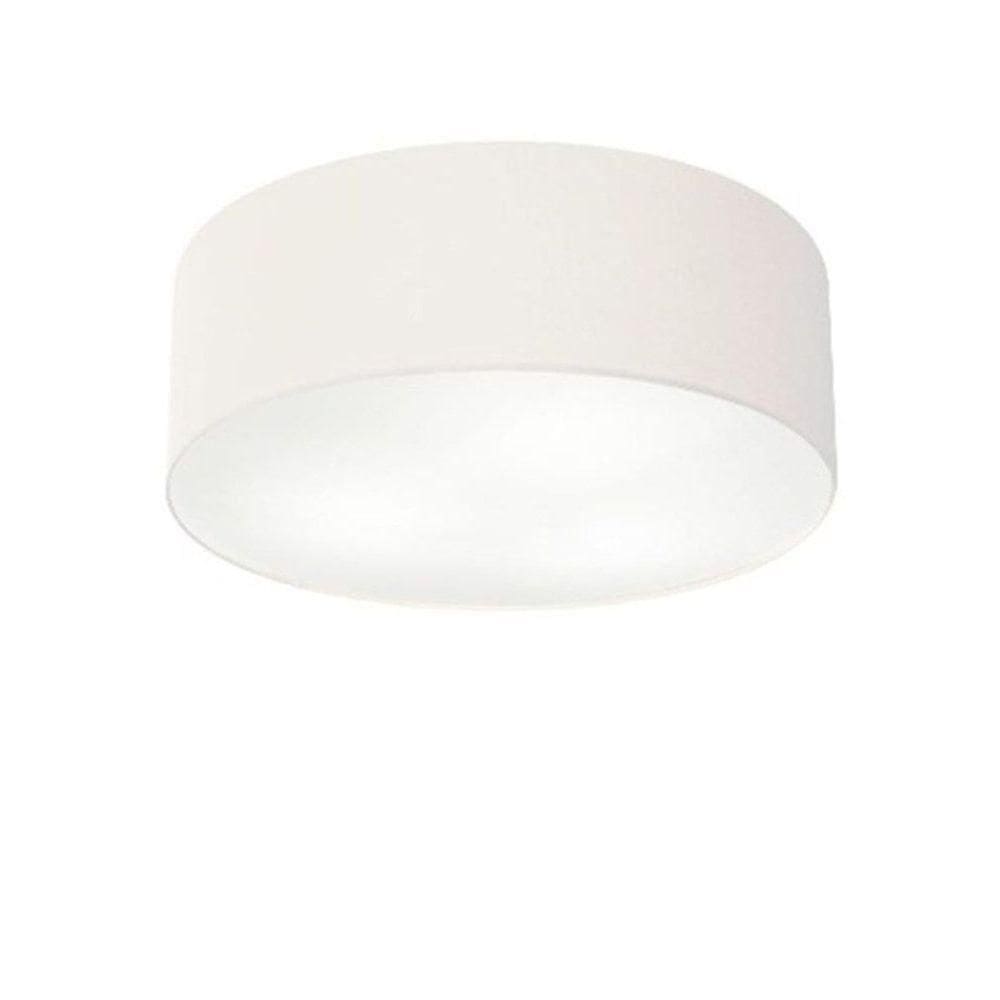 Plafon Para Quarto Cilíndrico Sq-3005 Cúpula Cor Branco