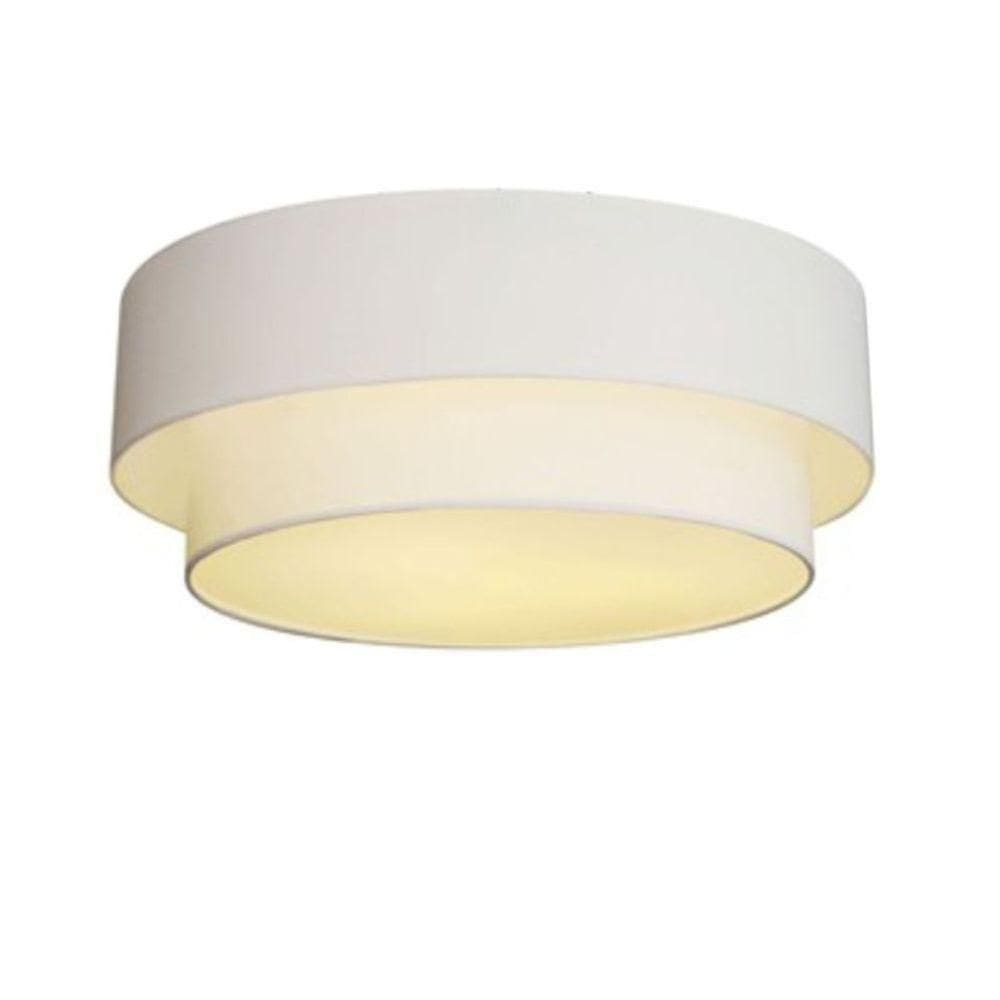 Plafon De Sobrepor Cilíndrico Sp-3063 Cúpula Cor Branco