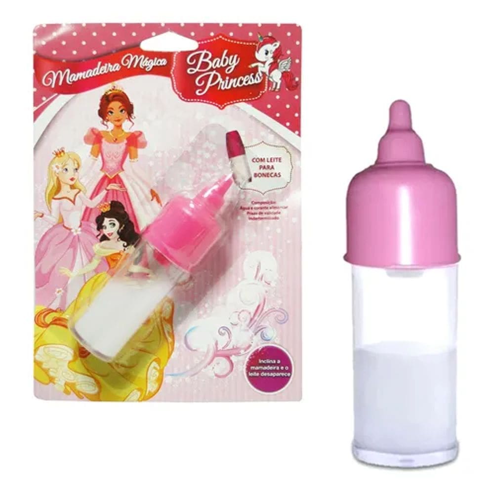 Brinquedo Mamadeira Mágica Leitinho some como magia para Boneca Reborn - Mama Magica Acessório Leite - PANAMI