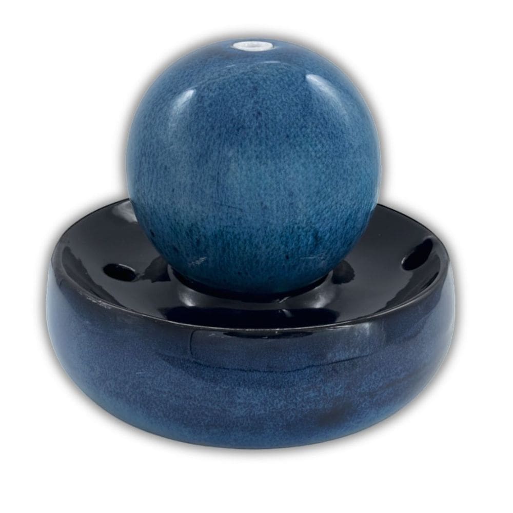 Fonte Cerâmica Esmaltada (22) Azul com Preto BURGUINA