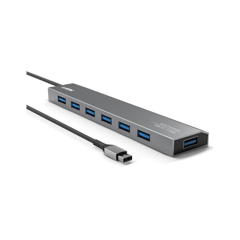 Hub Com 7 Portas USB 3.2, Comtac, Aluminium 24129452