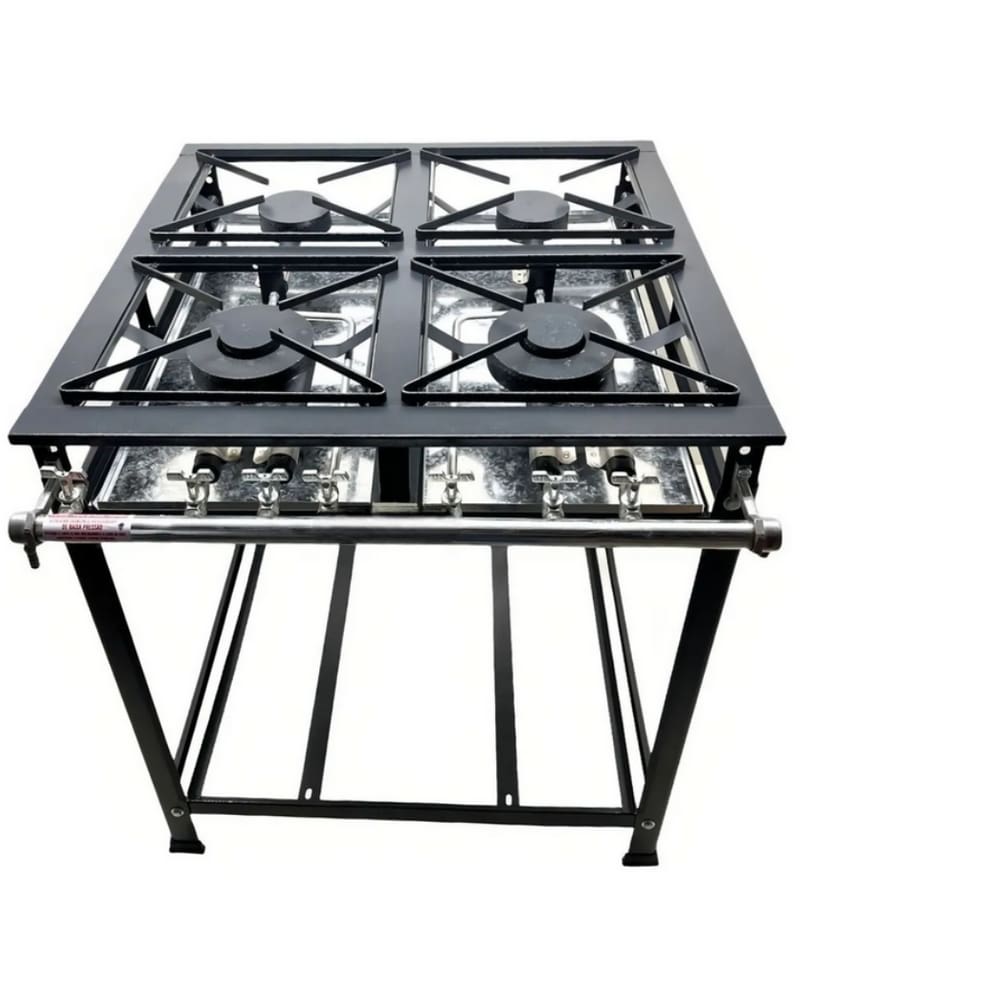 Fogão Industrial 4 Bocas 30x30 P5 Leona