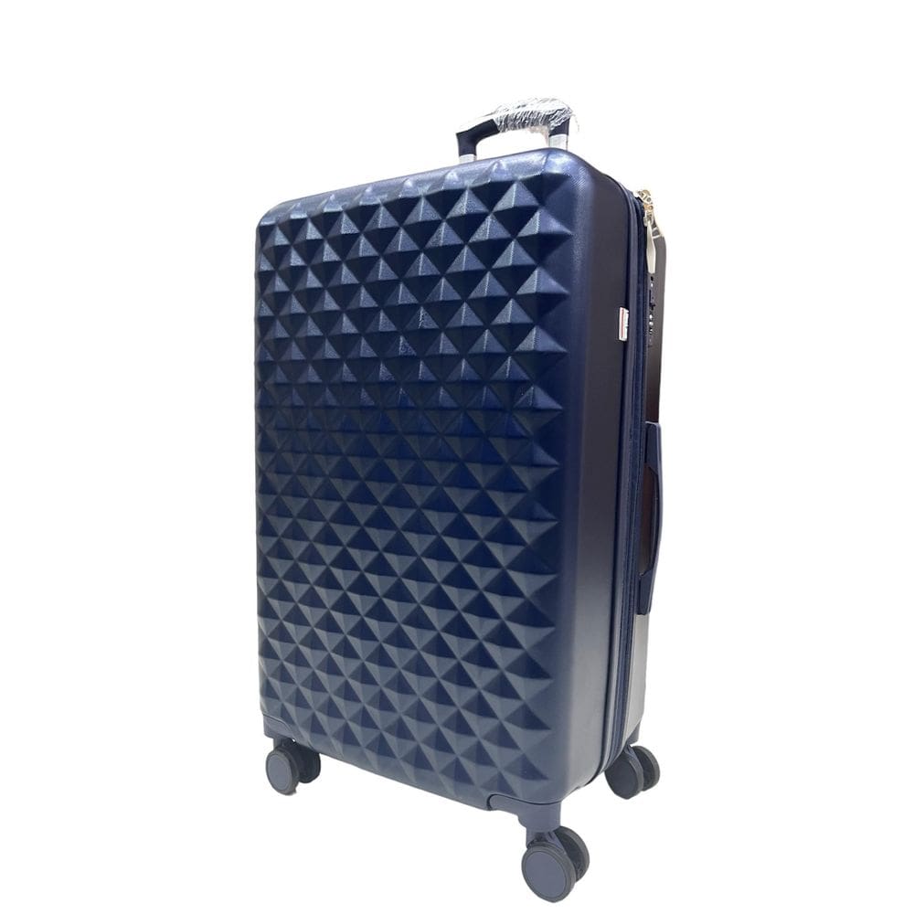 Mala Grande 35Kg Expansível Azul Marinho Diamond Ultra Leve