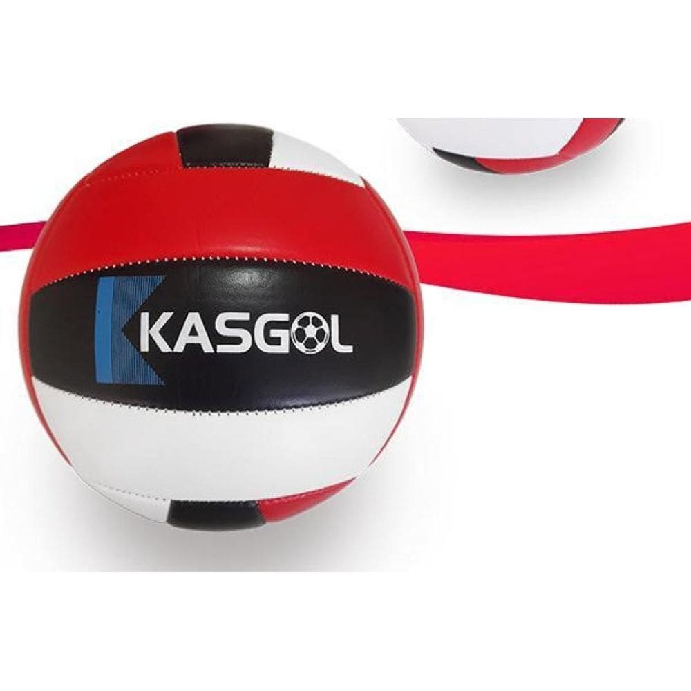 Bola De Voleibol Kasgol Oficial - Vermelho Preto E Branco