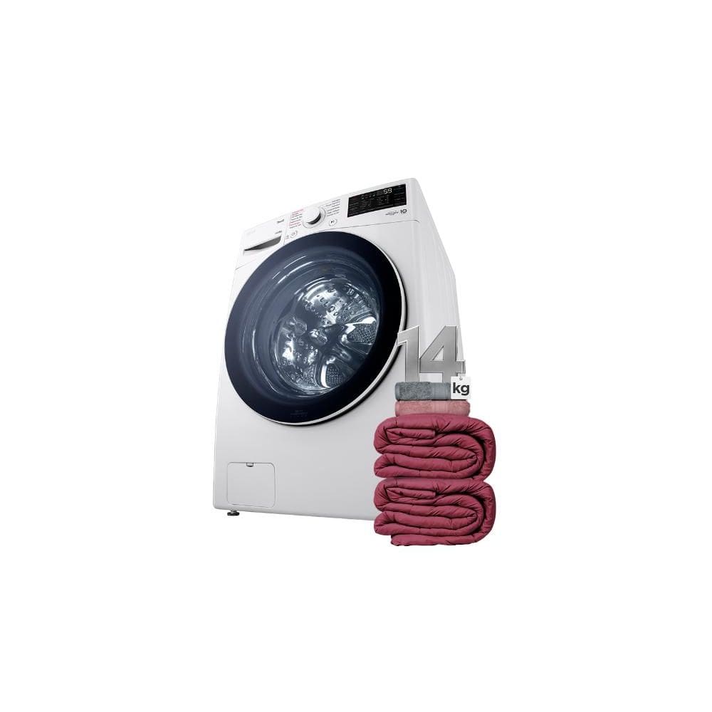 Lava e Seca Smart LG 14kg Branco com Inteligência Artificial AIDD™ - WD14WGSP6 - 220V