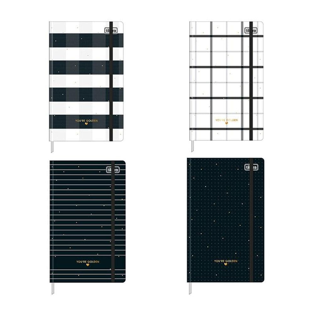 Caderno costurado grande Fitto West Village pontilhado 80 Fl