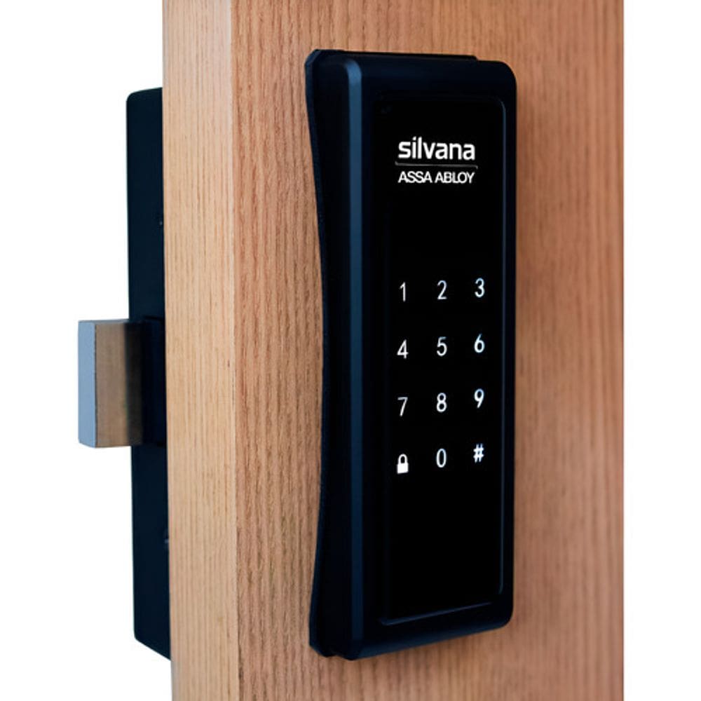 Fechadura Digital Preto Senha Silvana Sdd200