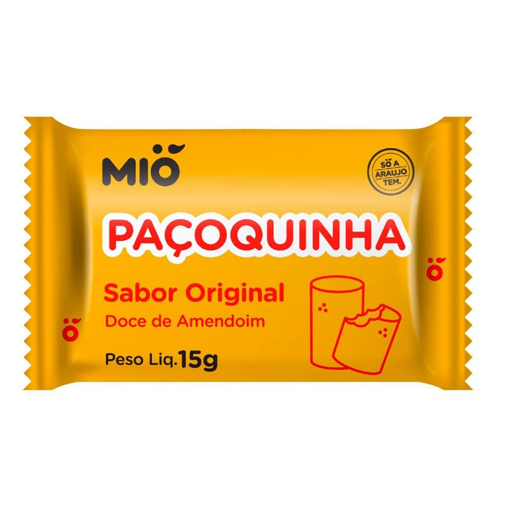 Pacoquinha Rolha Mió Sabor 15g