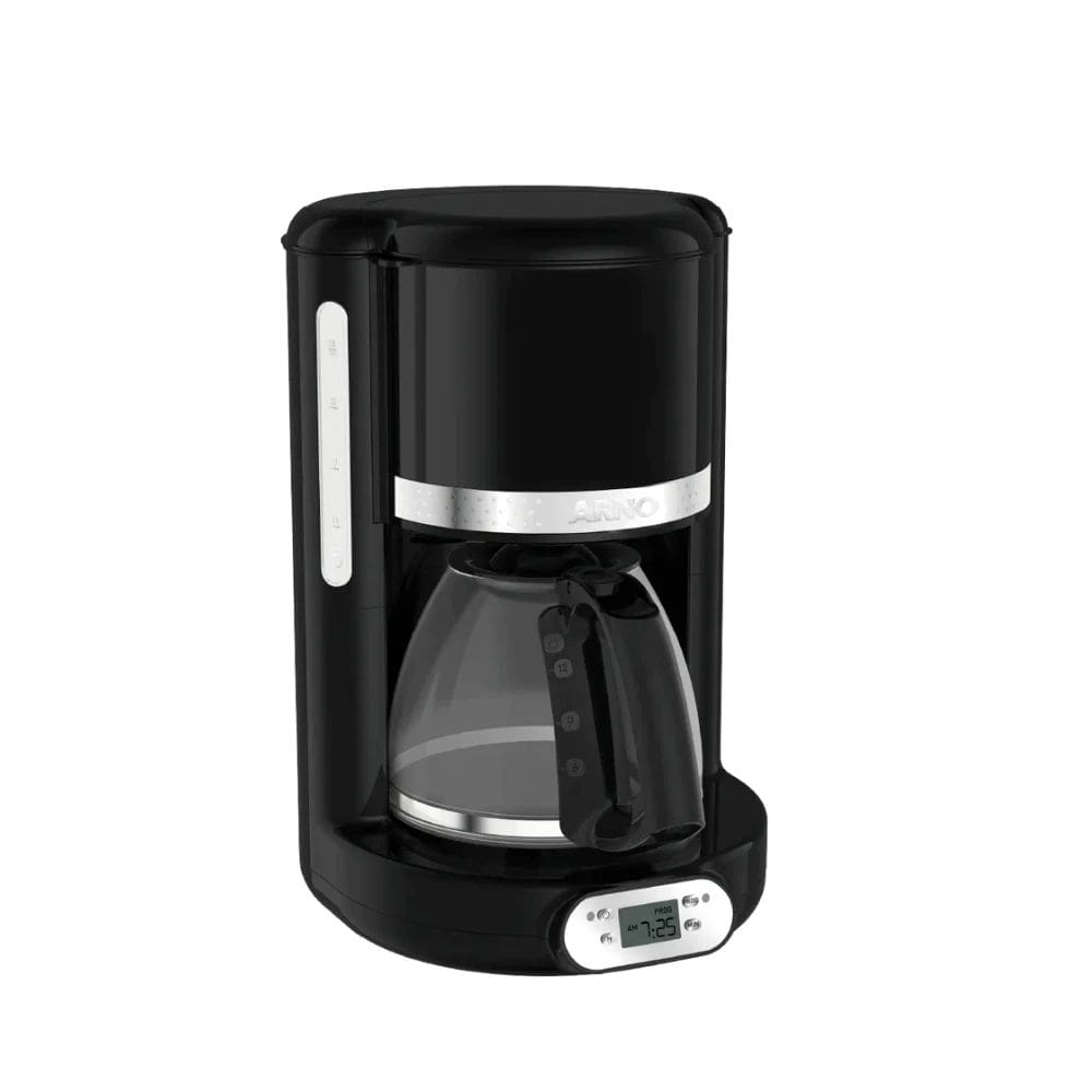 Cafeteira Elétrica Arno Soleil 1,25L Design Retrô, Jarra de Vidro, Programável e Com Sistema Corta Pingos