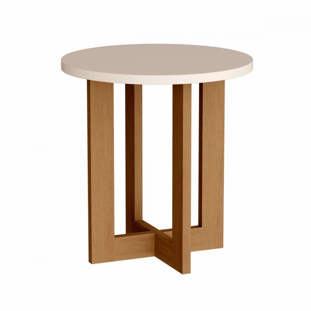 Mesa Lateral 8002 Luxo P?rola Nature Jb Bechara