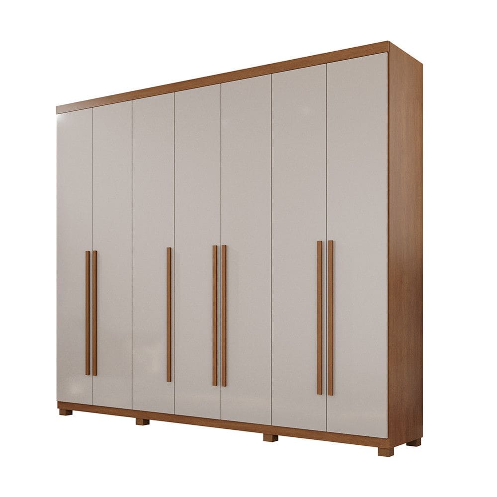 Guarda-Roupa Benetil Istambul 7 Portas Cinamomo Off White