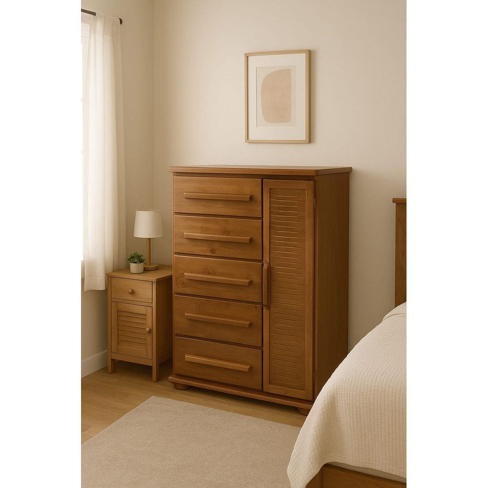 Comoda Madri Imbuia Em Madeira